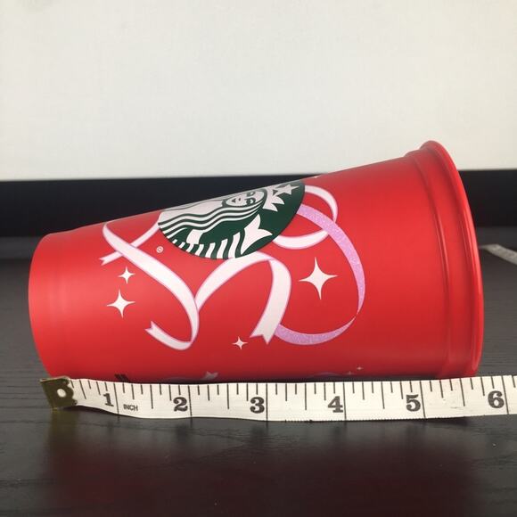 Starbucks Drink Hot Cold Coffee Travel Cup Red Dining Drinkware - Picture 10 of 11